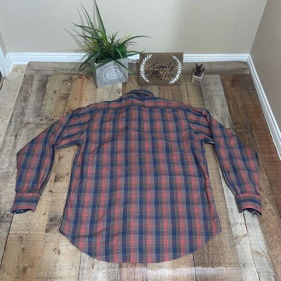 Thomas dean long sleeve plaid shirt - Picture 3 of 9